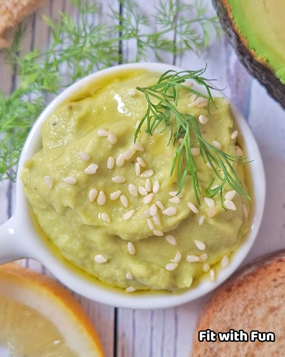 Hummus di Avocado e Ceci Senza Tahina 3 Ingredienti