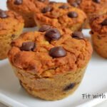 Muffin Vegan alla Zucca e Burro di Arachidi con 4 Ingredienti