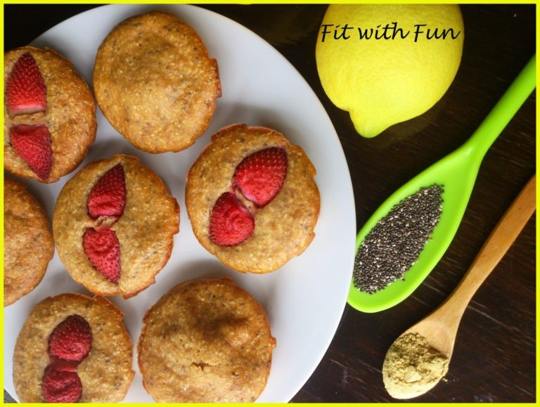 Muffin Fit al Limone Zenzero e Semi di Chia