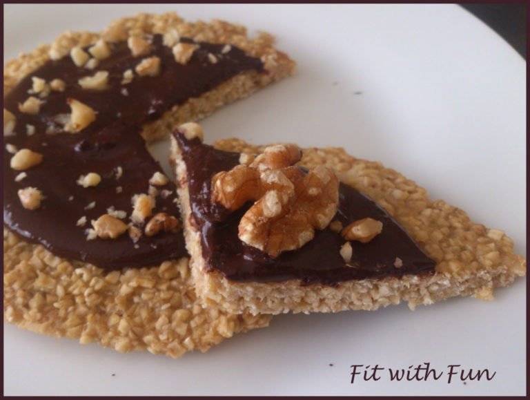 Mini Torta di Avena con Cioccolato al Burro di Arachidi