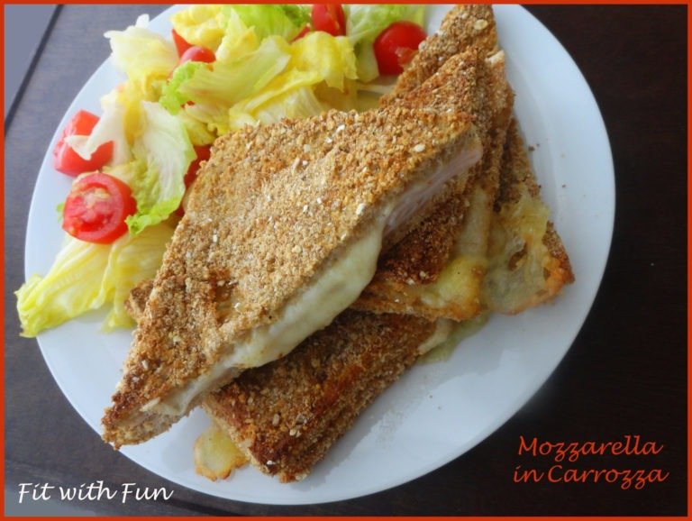 Mozzarella in Carrozza Light cotta al forno