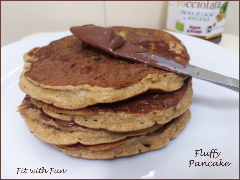 Fluffy Pancake Soffici allo Yogurt Greco senza Glutine