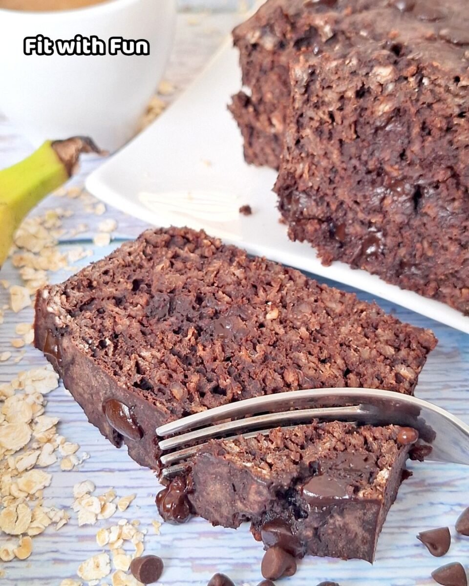 Plumcake Proteico Banana e Cacao con Fiocchi di Avena