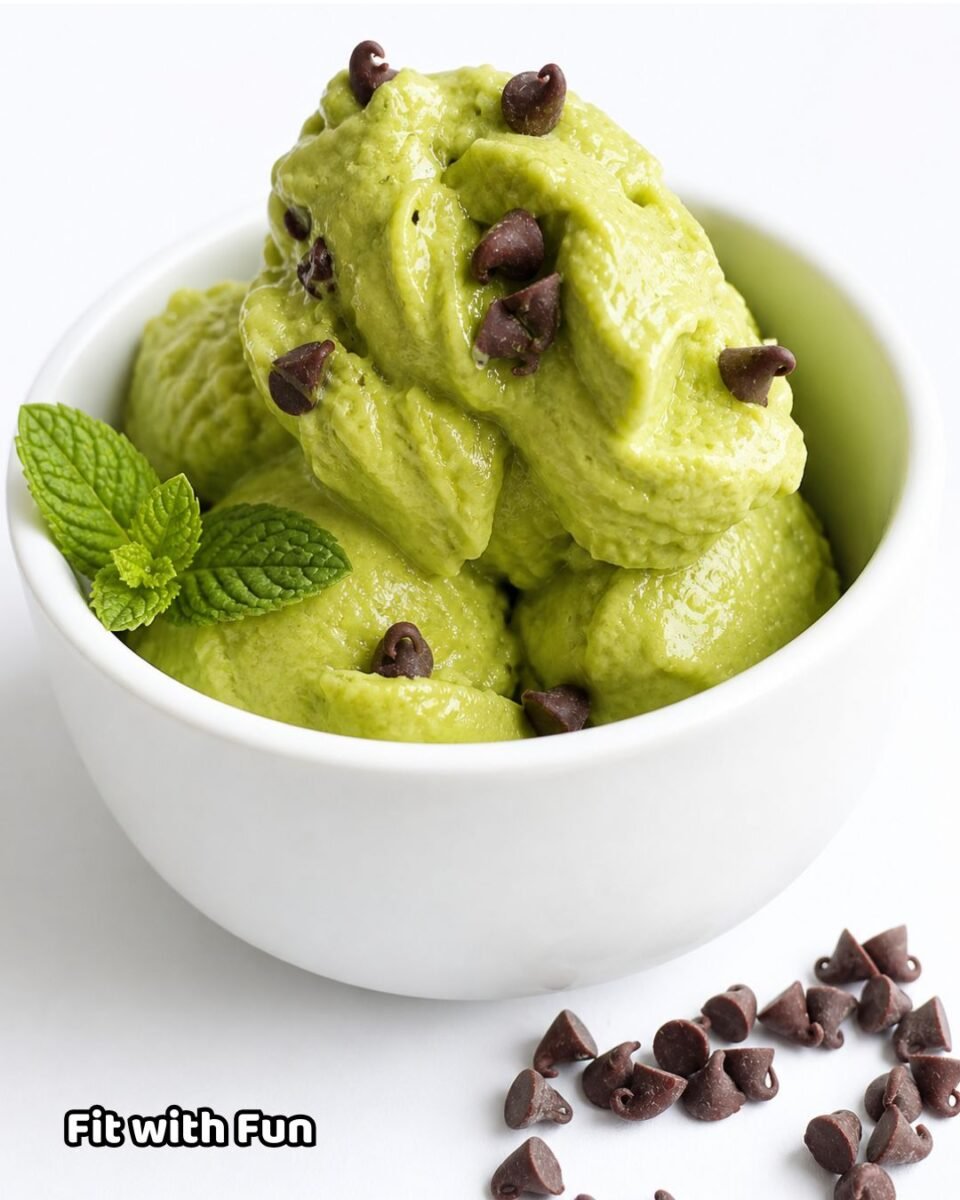 Gelato Proteico Avocado Yogurt Greco e Menta