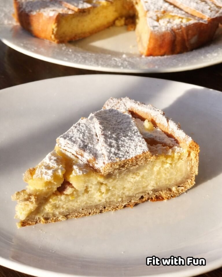 Pastiera Napoletana Light Senza Burro e Senza Zucchero