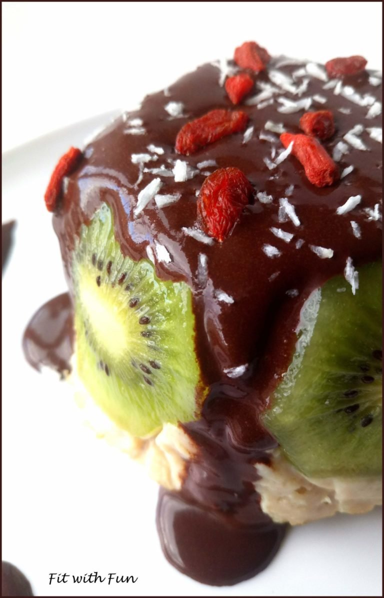 Budino Freddo di Porridge alla Vaniglia con Cioccolato