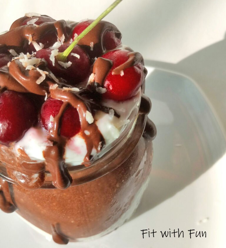 Foresta Nera Overnight Oat al Cioccolato e Ciliegie