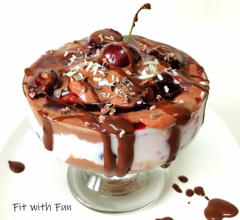 Gelato Proteico Foresta Nera con Cioccolato e Ciliegie