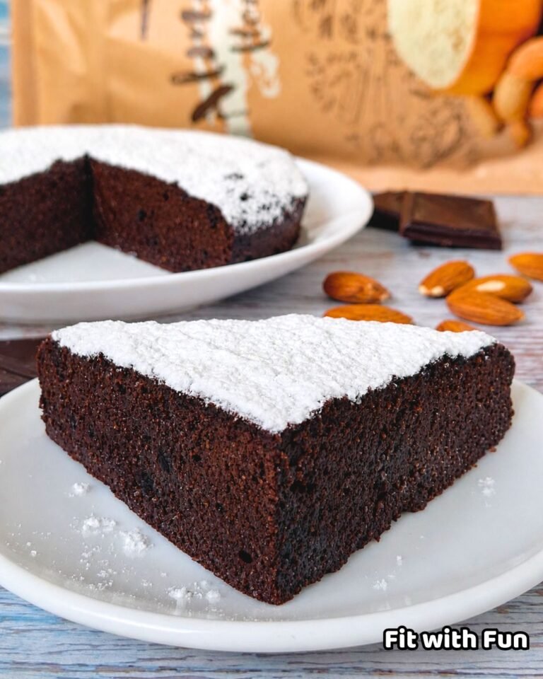Torta Caprese Fit Senza Burro e Senza Glutine