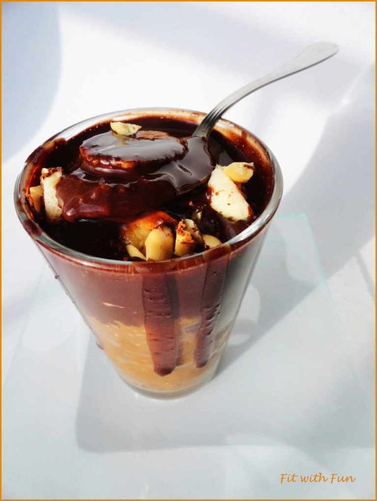 Crema di Chia e Patata Dolce con Cioccolata Proteica