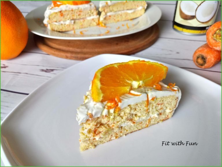 Torta Divina all'Arancia Cocco e Carote Gluten Free