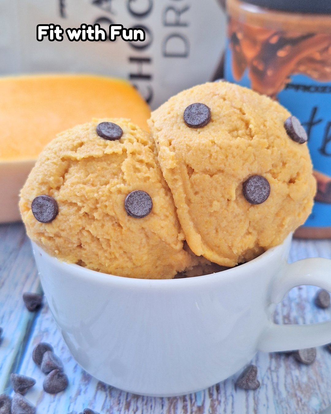 Cookie Dough alla Zucca Proteico Vegan e Senza Glutine