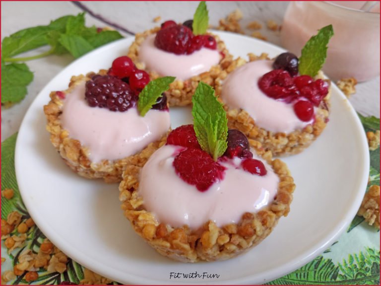 Muesli Tarts Tartellette alla Frutta Senza Cottura