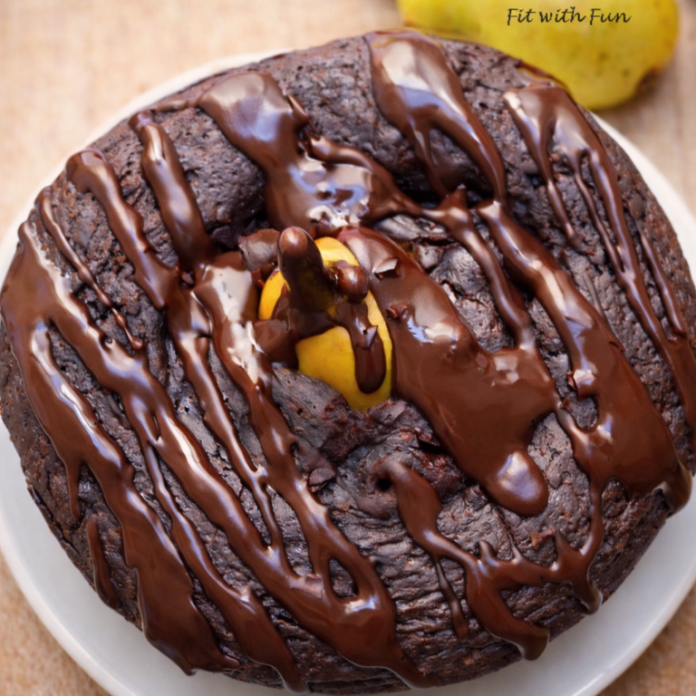 Torta Ricotta Pere e Cioccolato Proteica e Senza Glutine