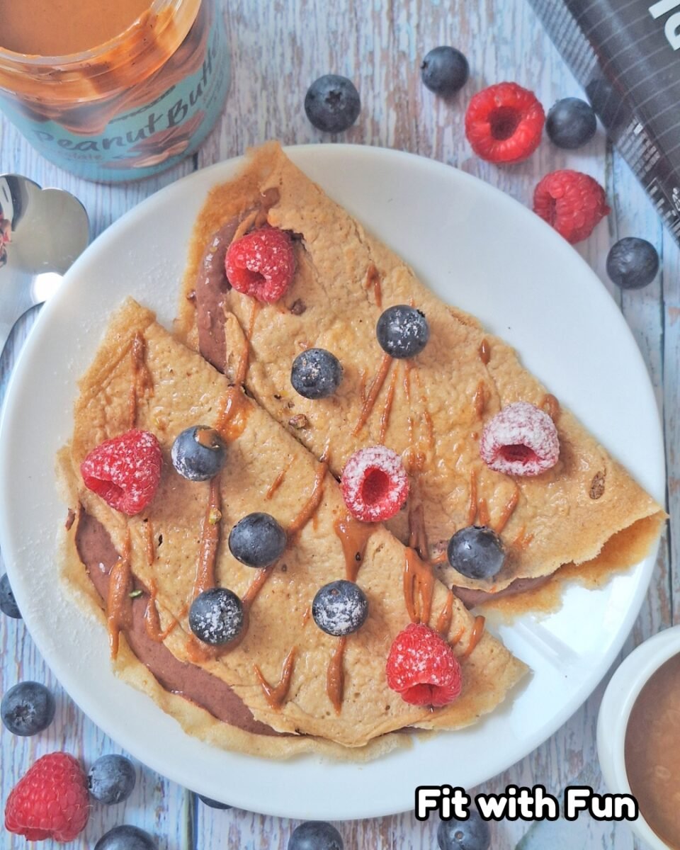 Crepes 2 Ingredienti Proteiche e Low Carb