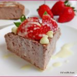 Torta Proteica Ricotta e Marmellata di Fragole