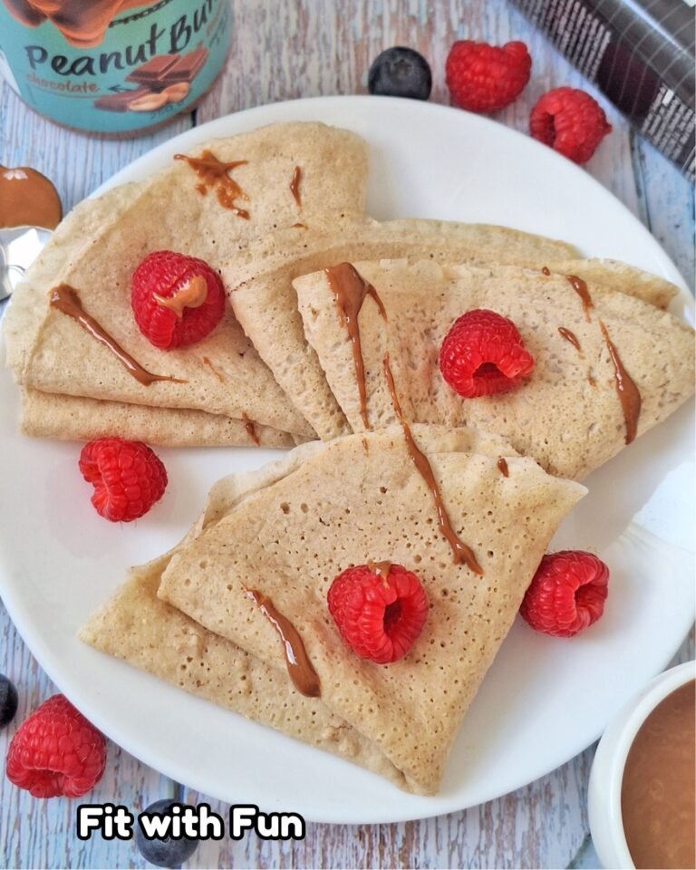 Crepes Proteiche 3 Ingredienti con Avena e Albume