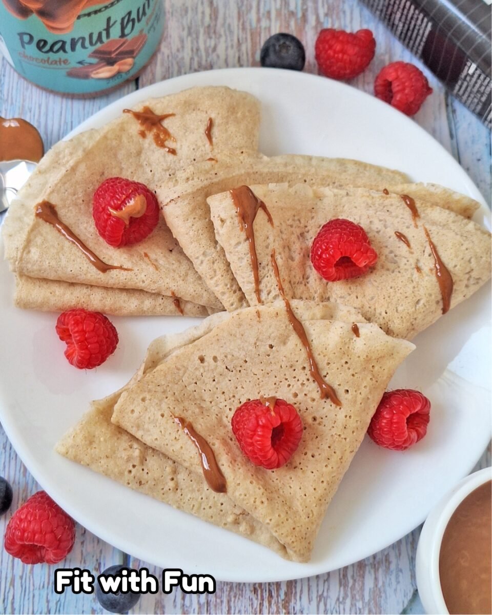 Crepes Proteiche 3 Ingredienti con Avena e Albume