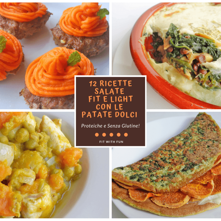 12 Ricette Salate Fit e Light con le Patate Dolci