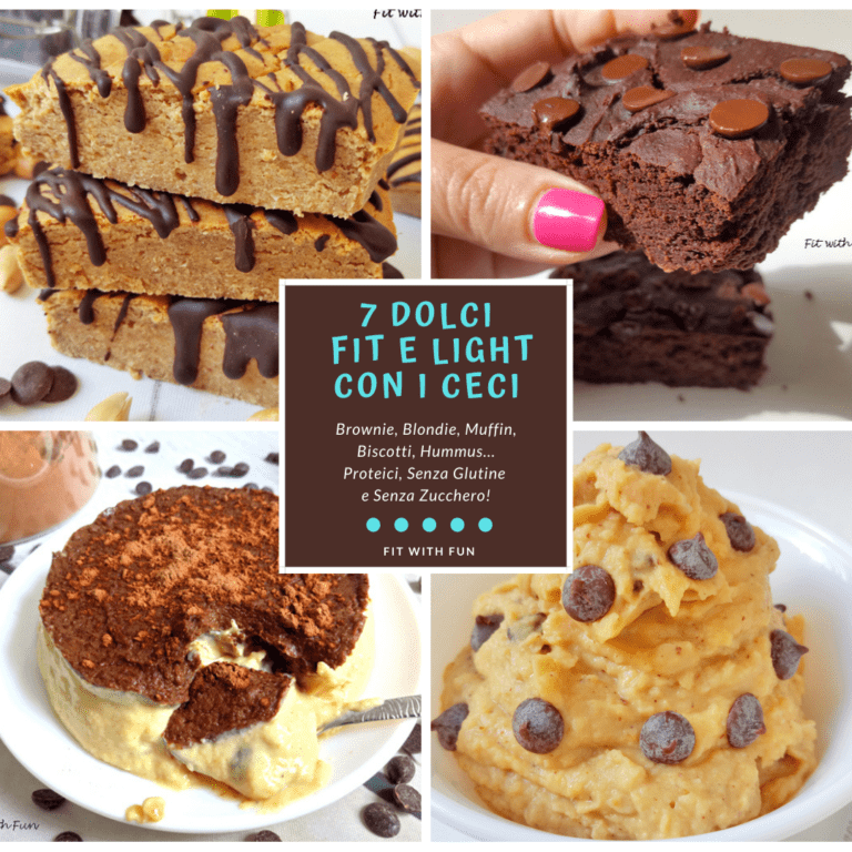 7 Ricette Dolci con i Ceci Fit Light Sane e Golose