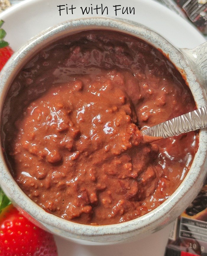 Cioccolata Calda di Porridge 4 Ingredienti Proteica Senza Zucchero