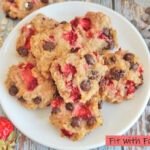 Biscotti di Avena con Fragole e Cioccolato Facili e Proteici
