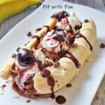 Banana Split Light con Gelato Proteico al Cioccolato