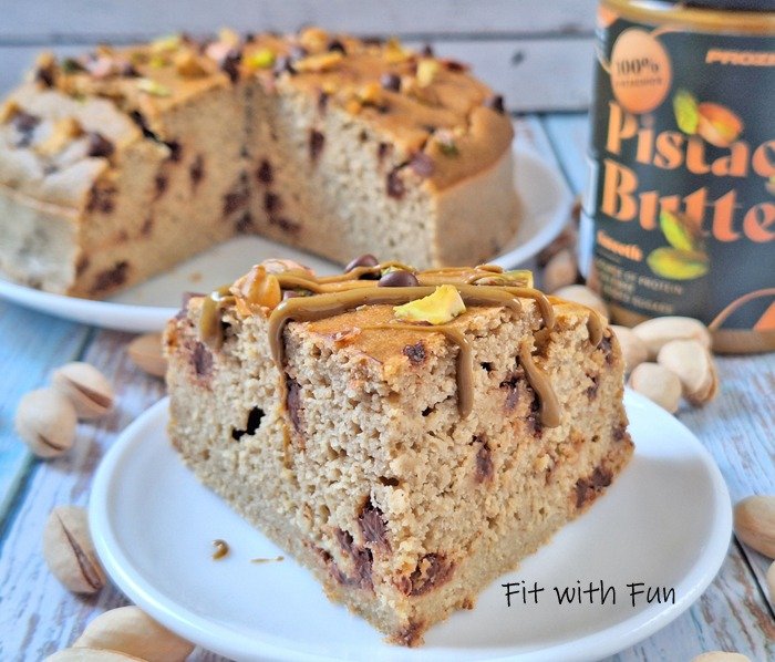 Torta al Pistacchio 5 Ingredienti Light Morbida e Proteica