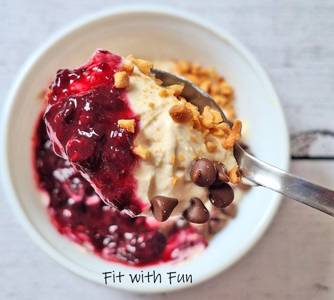 Yogurt con Burro di Arachidi in Polvere