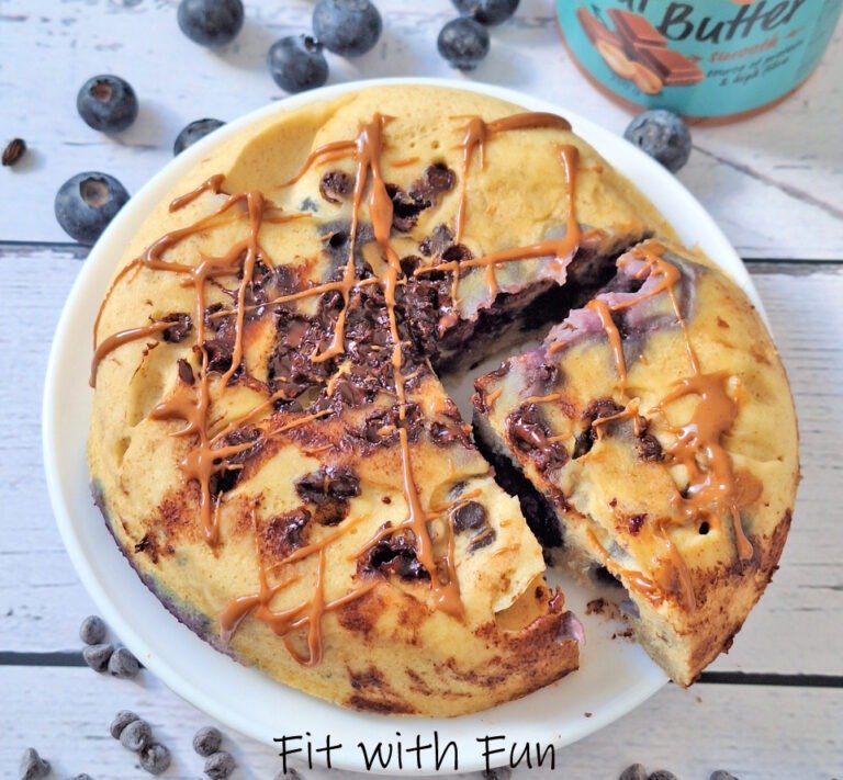 Tortino Proteico Avena Mirtilli e Cioccolato