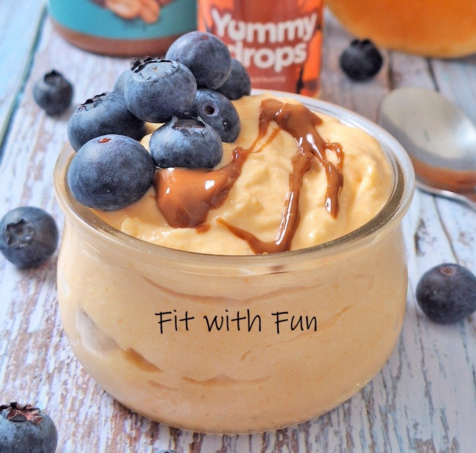 Dessert Budino Proteico Fiocchi di Latte e Zucca