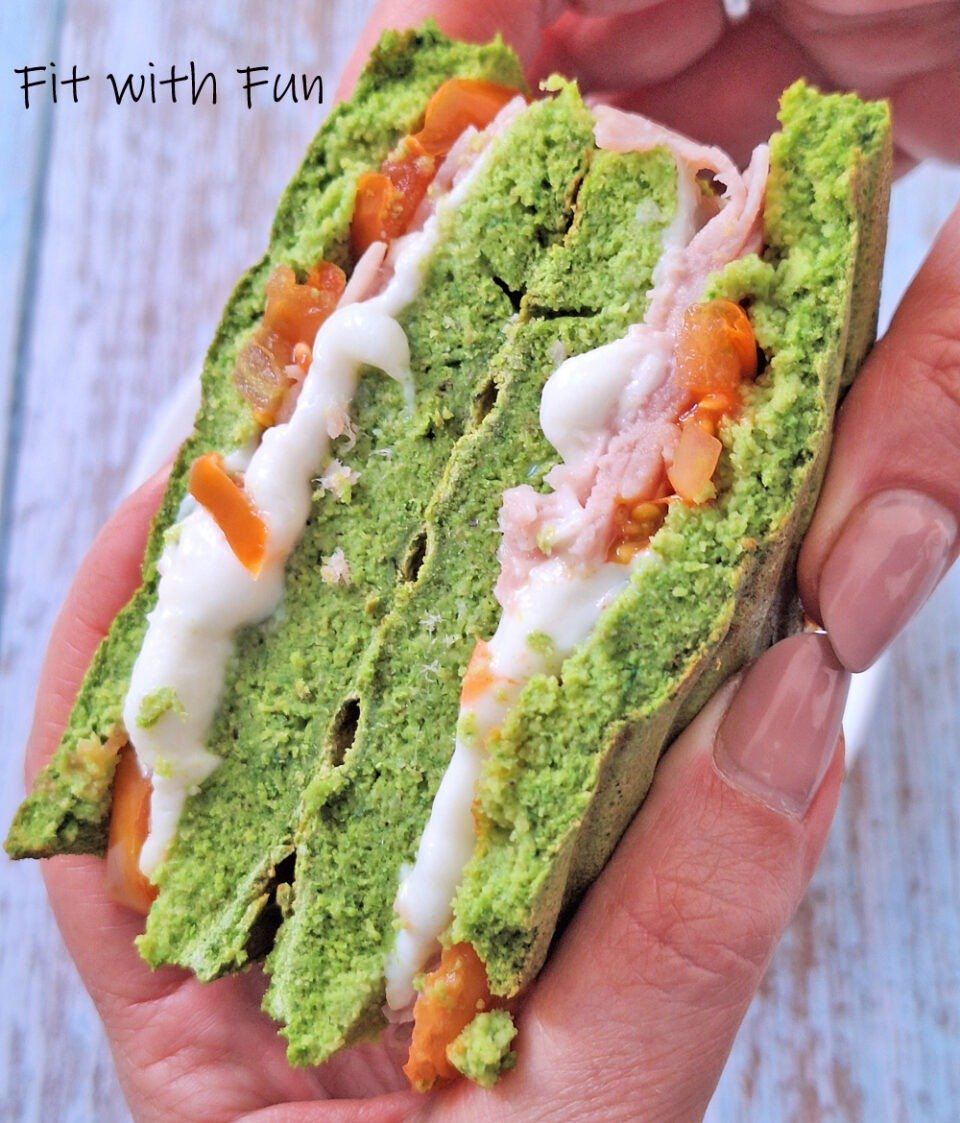 Panino di Spinaci Proteico 3 Ingredienti 3 Minuti