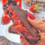 Crostatina Fit Fragole e Cioccolato Senza Cottura