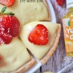 Tortino Fit in Padella Limone e Fragole Proteico e Senza Zucchero