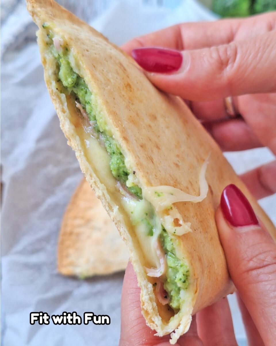 Calzone di Piadina Proteico e Croccante 380 calorie