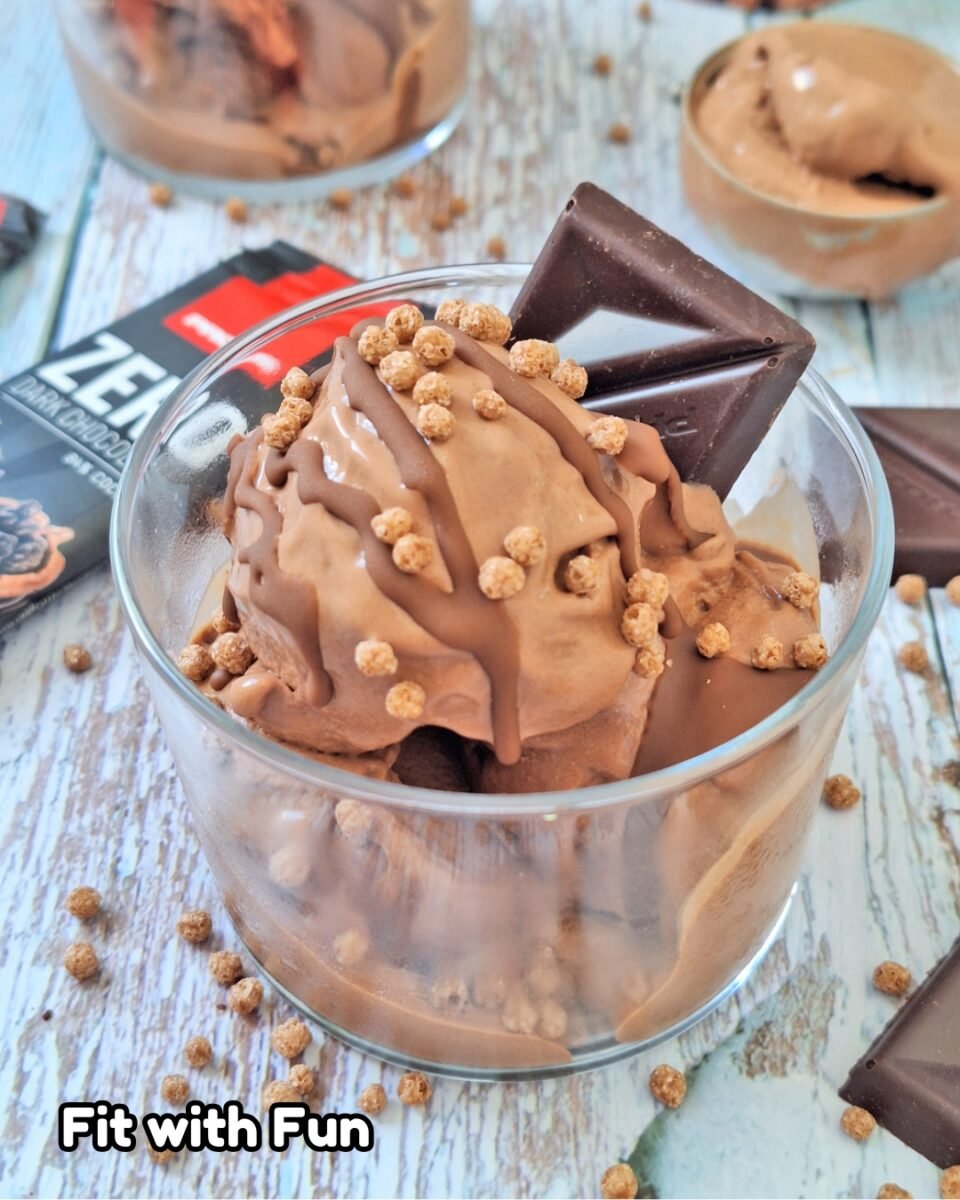 3 gelati al cioccolato senza gelatiera e senza zucchero