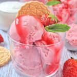 Gelato fragole e yogurt greco 50 calorie proteico e senza zucchero