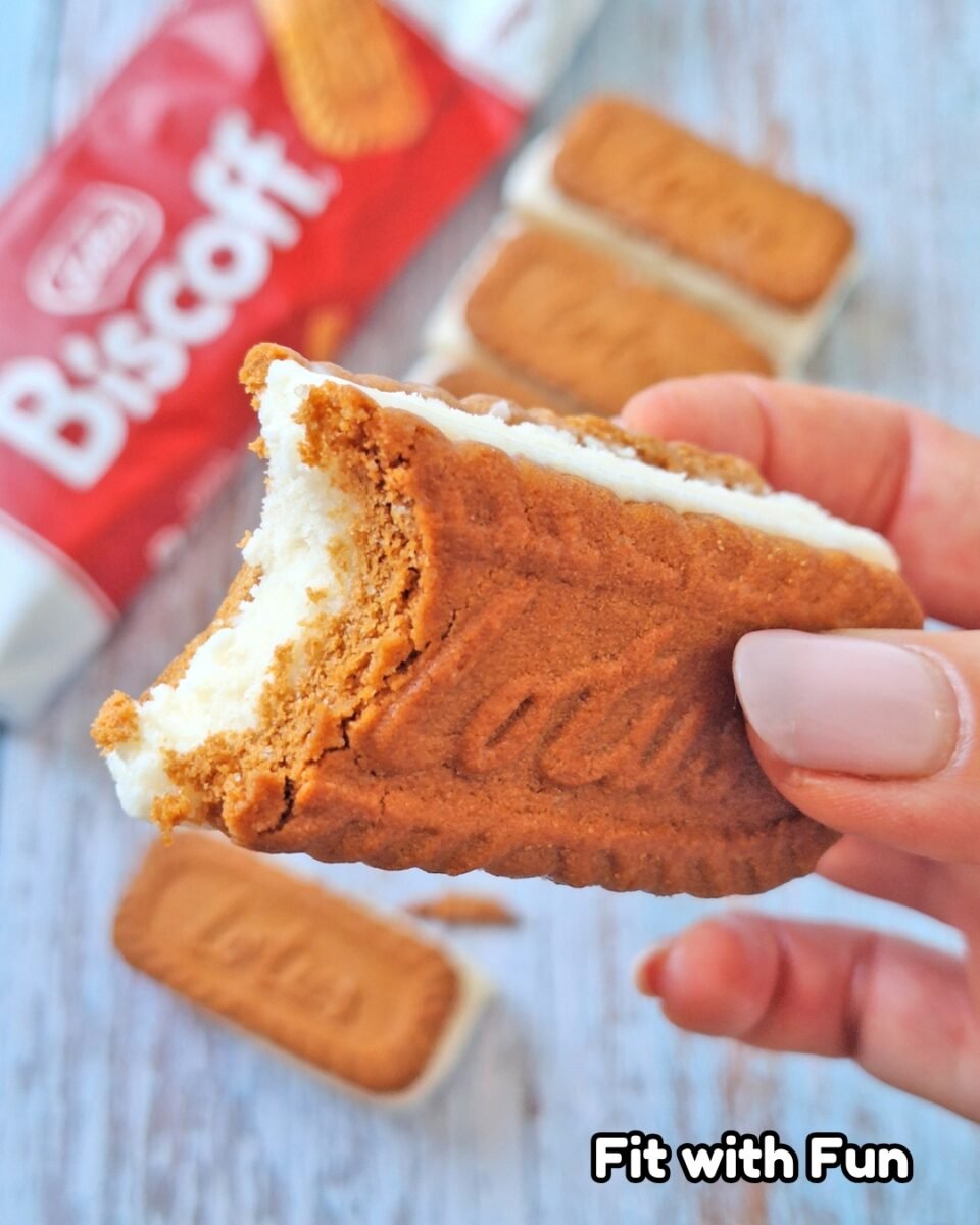 Biscotto gelato Lotus solo 2 ingredienti e 105 calorie