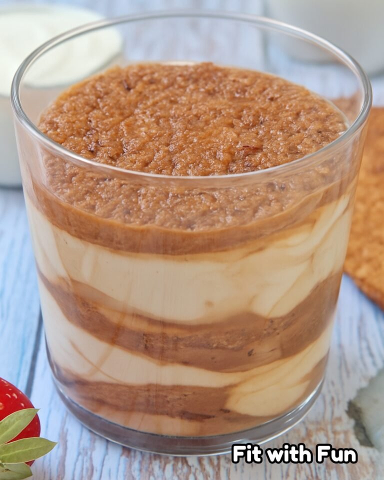 Tiramisù proteico allo yogurt greco senza cottura