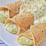 Cannelloni di crepes proteiche senza lattosio con 3 ingredienti