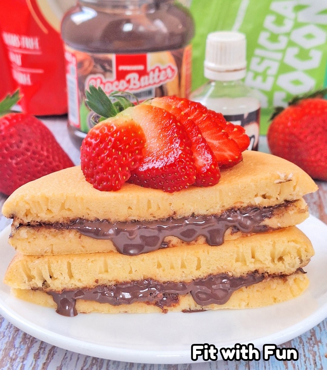 Dorayaki i pancake ripieni in versione fit e senza lattosio