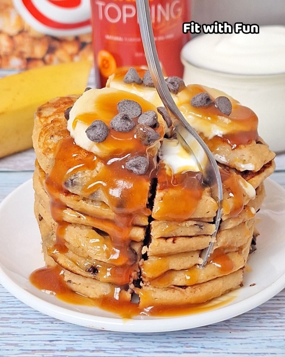 Pancake Proteici Banana Avena Yogurt Senza Uova Senza Glutine