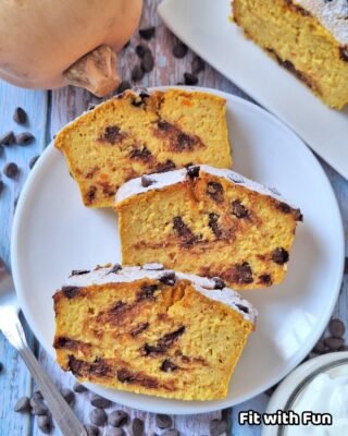 Plumcake Proteico Senza Zucchero Zucca Avena e Yogurt Greco