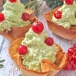 Cestini di piadina con alberelli di crema di broccoli proteici e facili