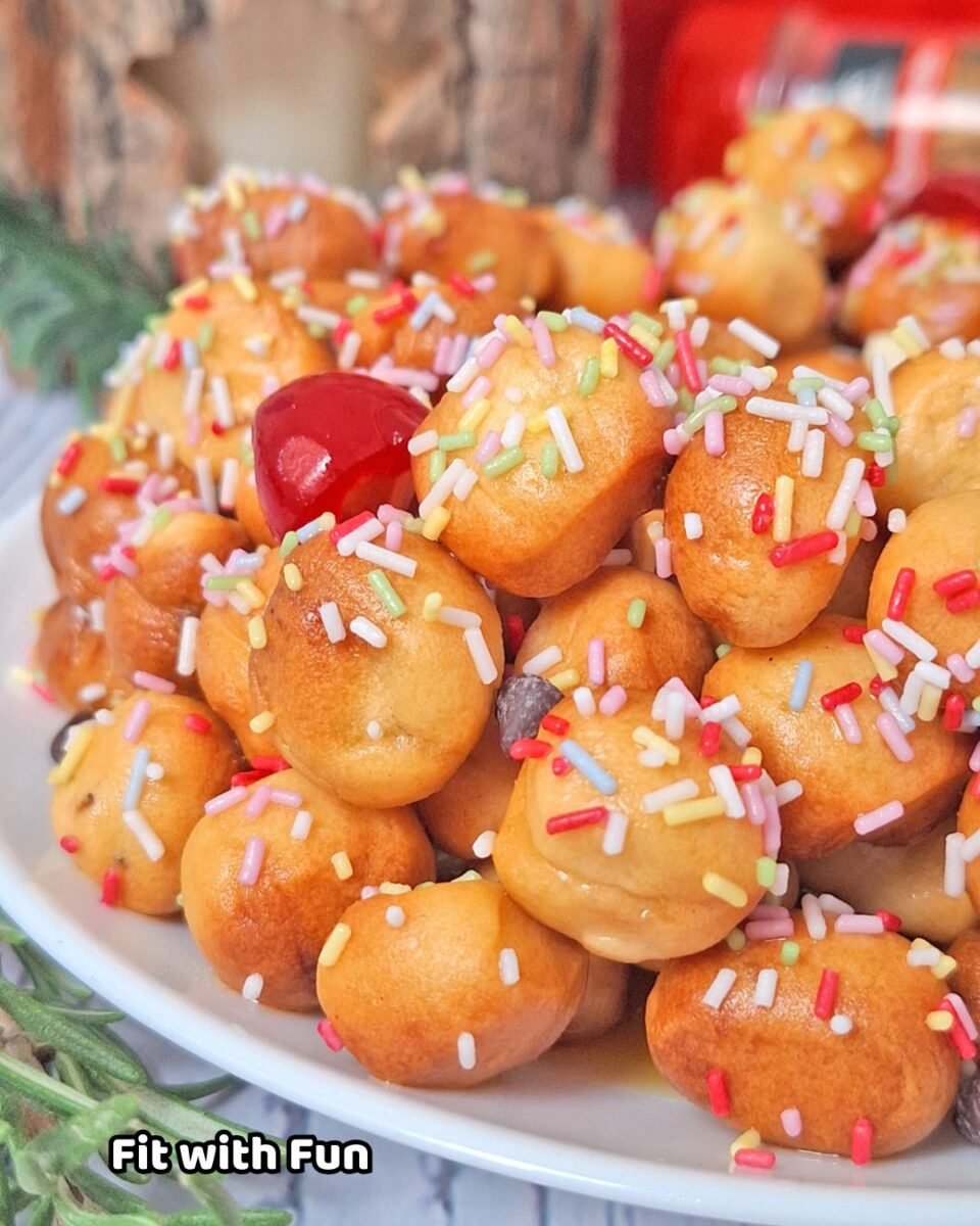 Struffoli leggeri in friggitrice ad aria o al forno