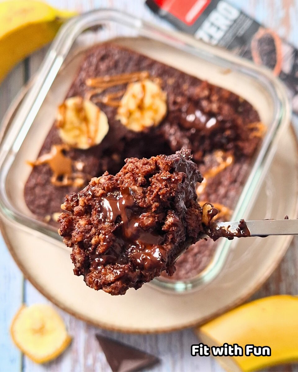 Banana Bread Proteico con Avena e Cuore Caldo in Friggitrice ad Aria