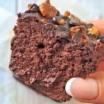Brownie vegan e proteico in friggitrice ad aria (o forno)