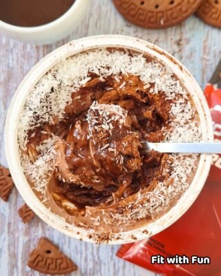 Cheesecake giapponese allo yogurt virale: proteica gusto Bounty