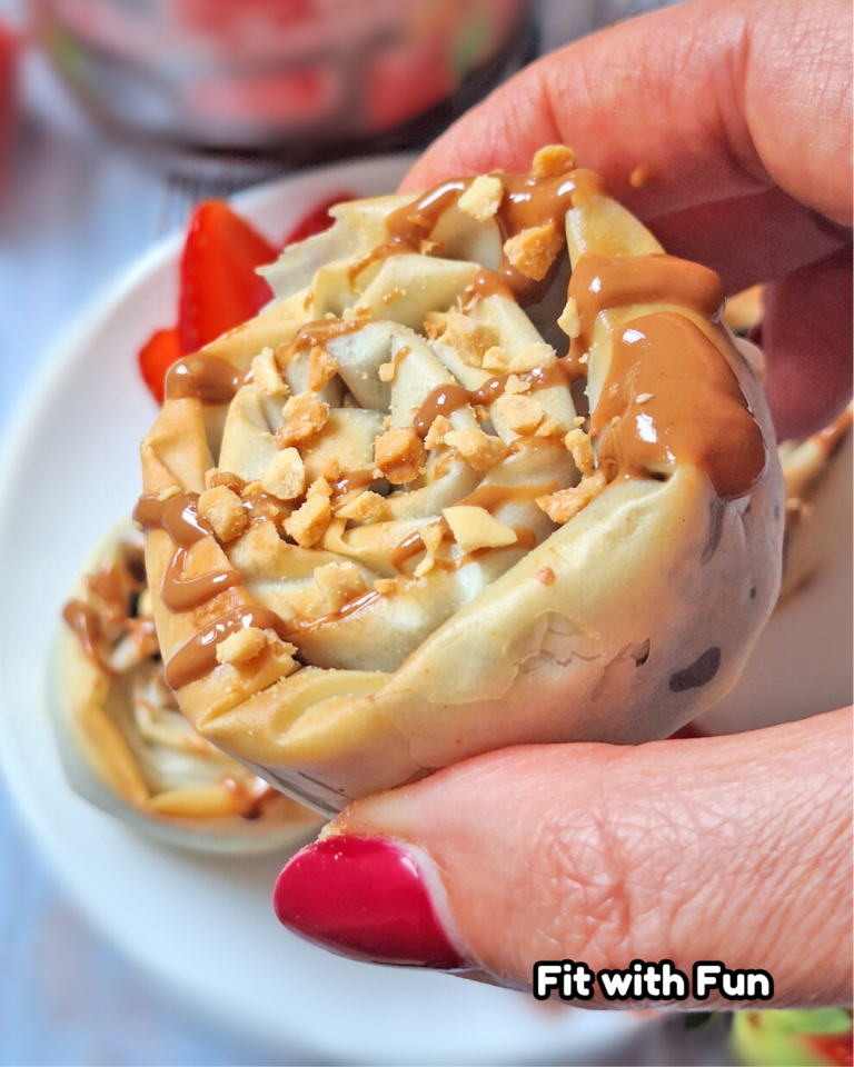 Girelle Dolci di Pasta Fillo in Friggitrice ad Aria 2 Ingredienti