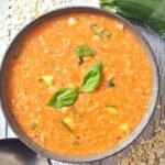 Porridge salato tonno e pomodoro piatto unico proteico e saziante